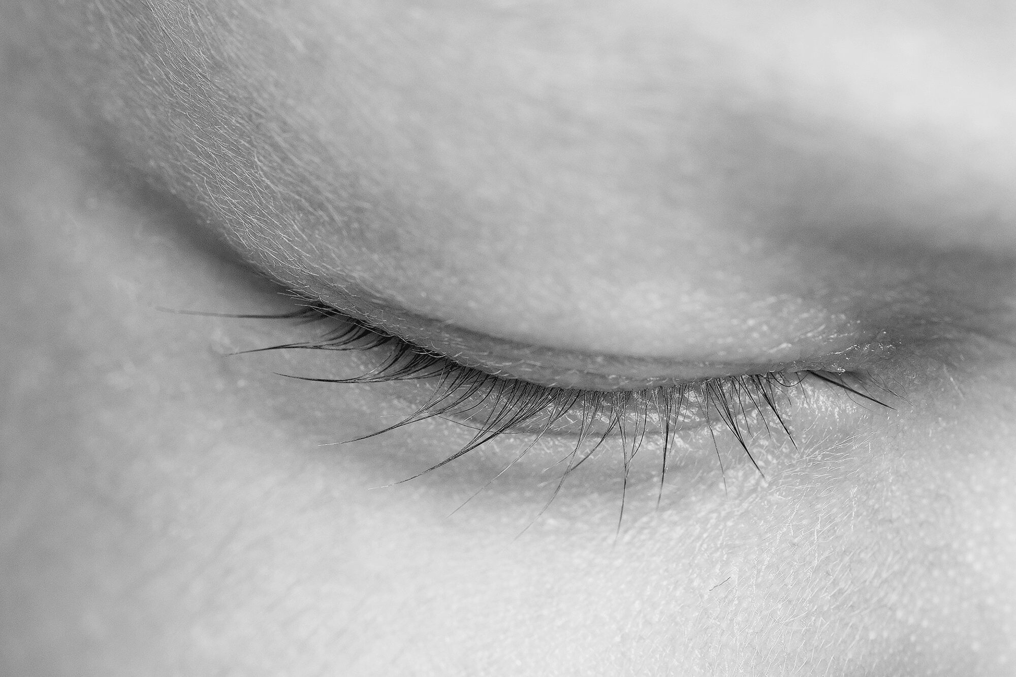 Baby Eyelashes Macro Picture