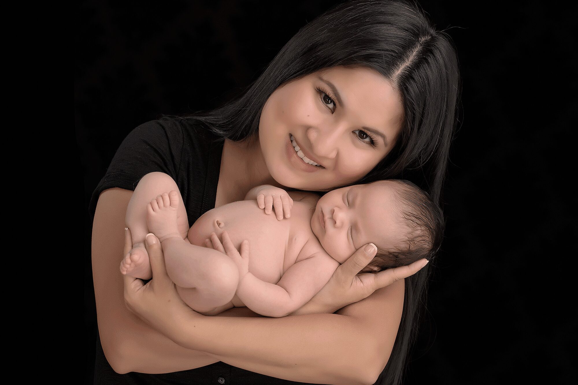 Newborn Picture with Mom