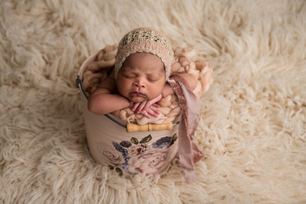 baby in bucket picture